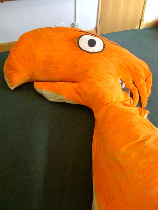 The Phoenix having a lie-down prior to the big day!